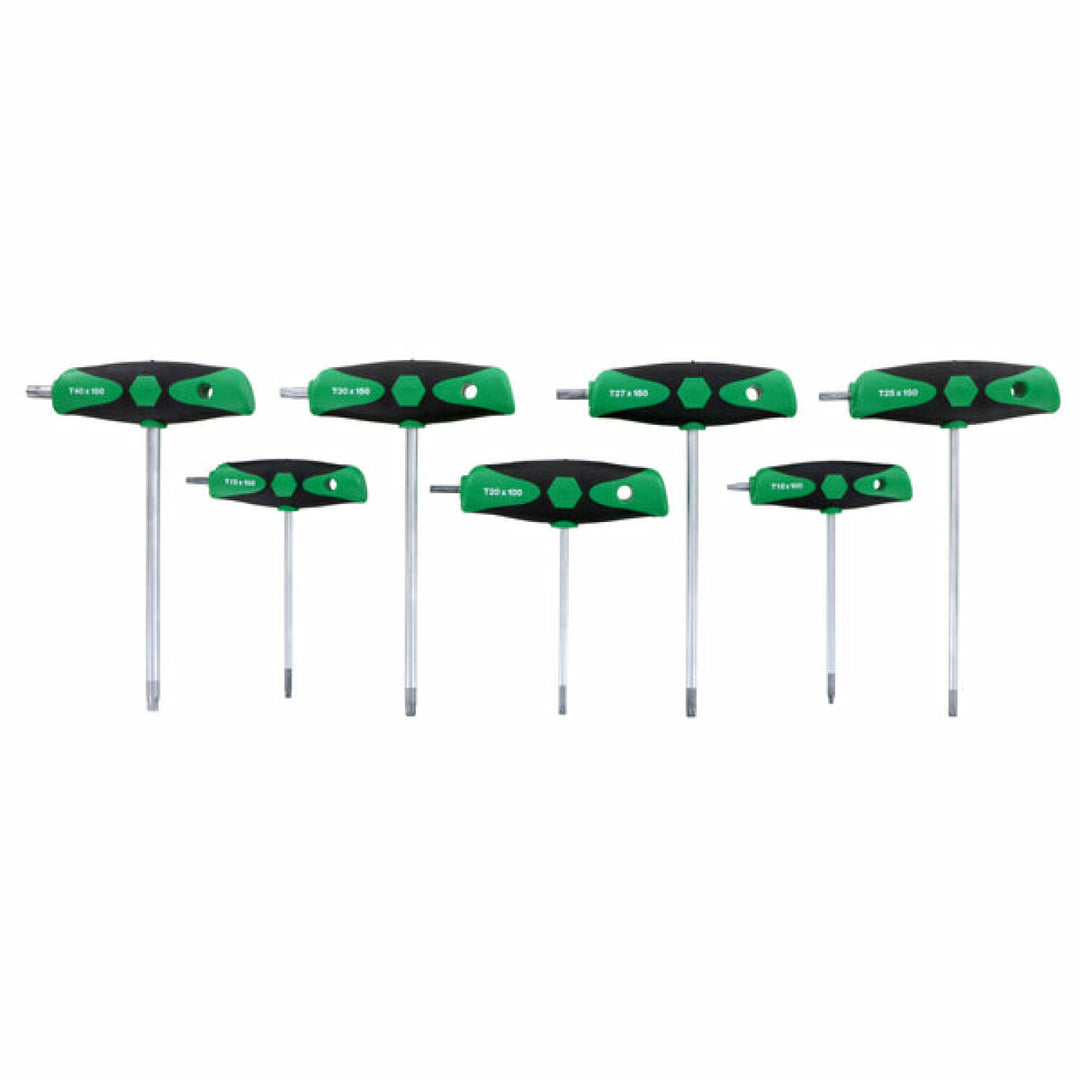 Wiha Tools 36497 7 Piece TORX Soft Grip T-Handle Set