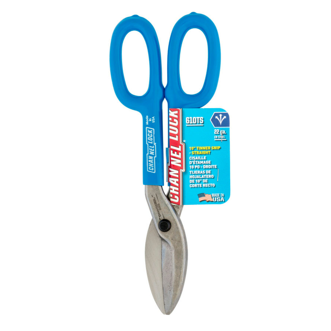 Channellock 610TS 10-inch Straight Tinner Snip