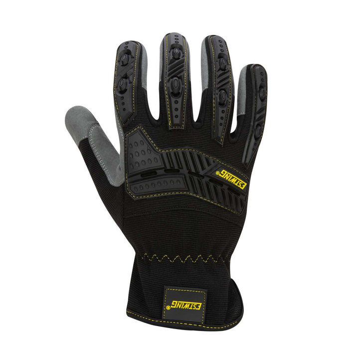 Estwing EWIMPSC0508 Impact Speedcuff Gloves in Black and Gray, Small