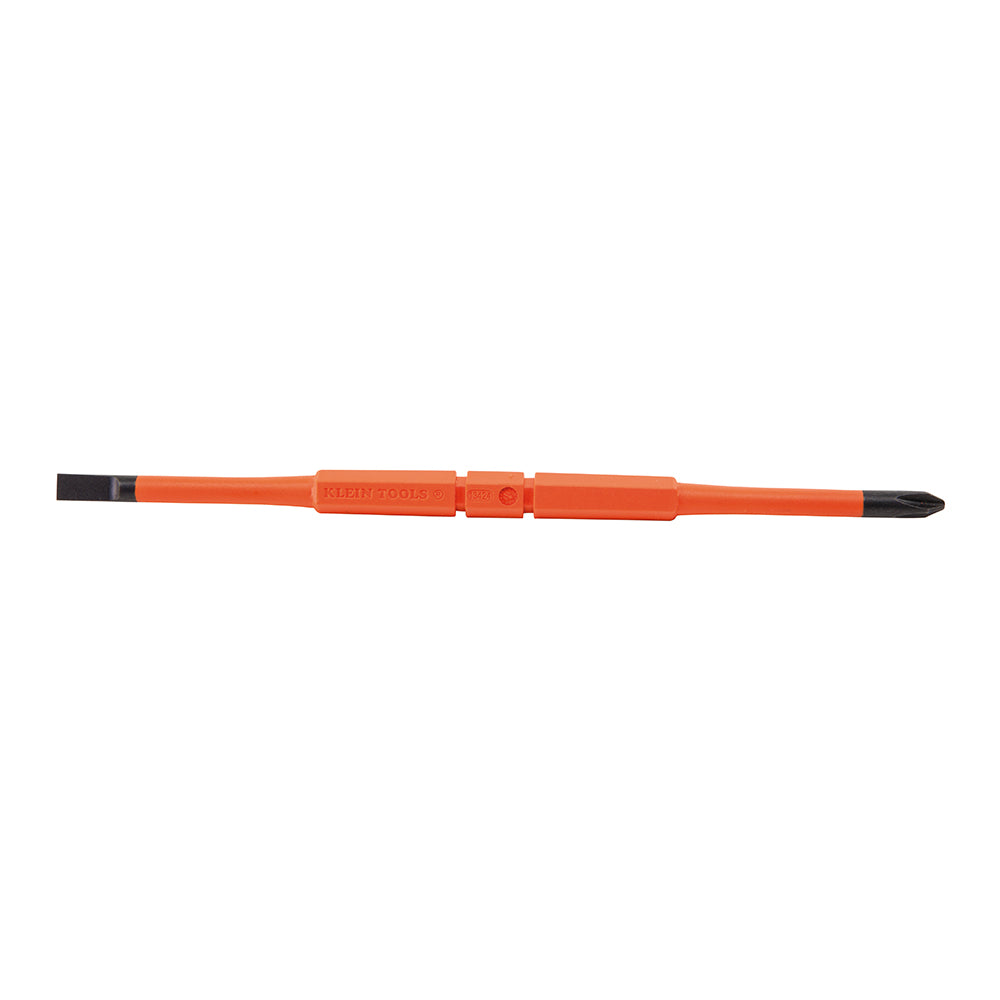 Klein Tools 32293 2-in-1 Insulated Flip-Blade Screwdriver, #2 Ph, 1/4-Inch Sl