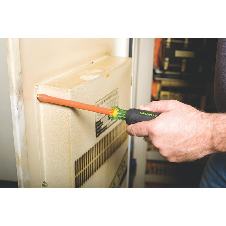 Greenlee 0253-12NH-INS 1/4-Inch by 6-Inch Insulated Nut Driver