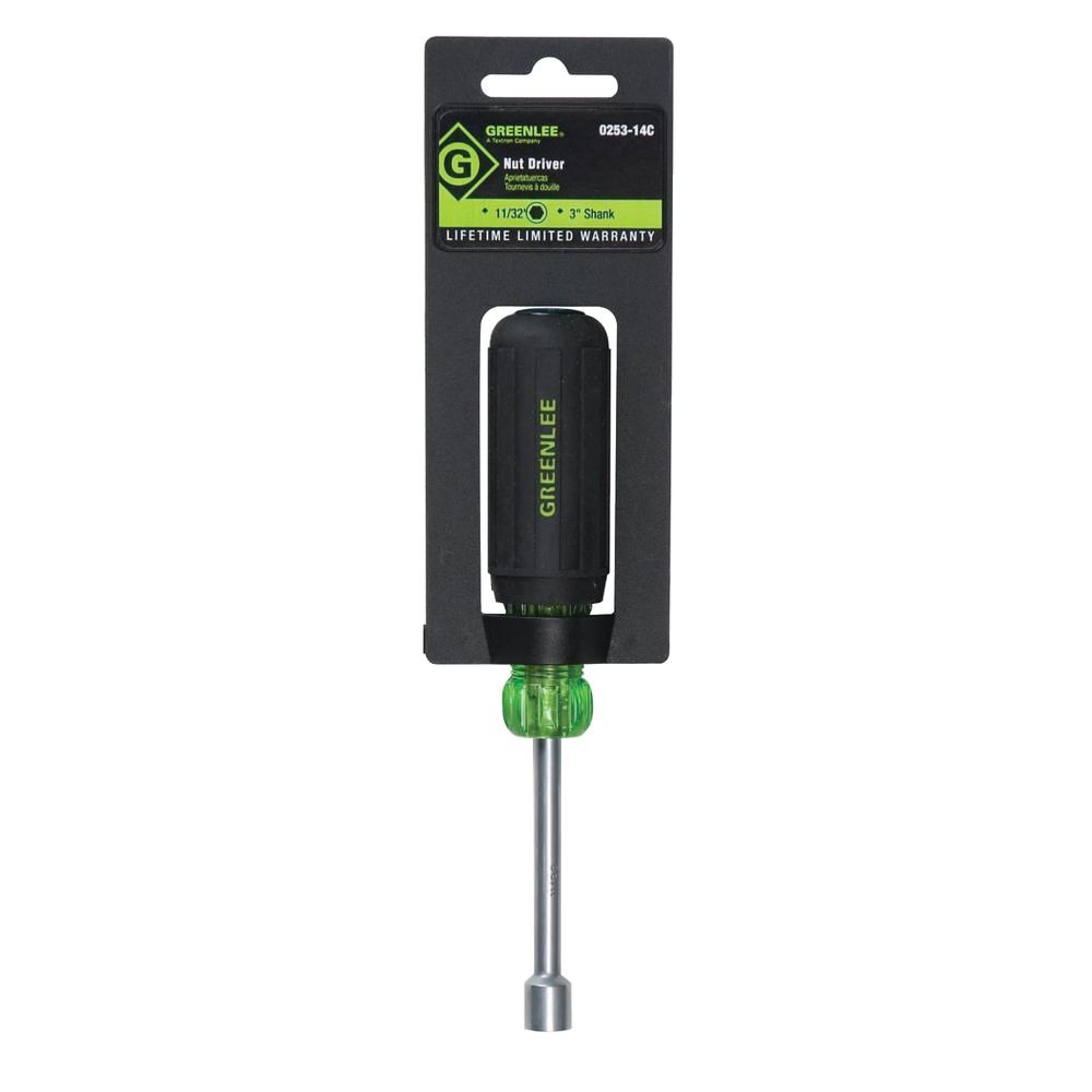 Greenlee 0253-14C Nut Driver, Heavy Duty 11/32"