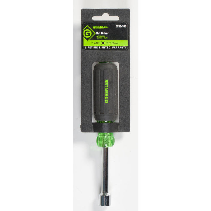 Greenlee 0253-16C Nutdriver, Heavy Duty 7/16"