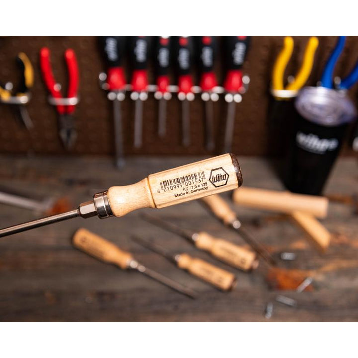 Wiha Tools 07149 Wooden Handle Screwdriver Set, 6 Pc.