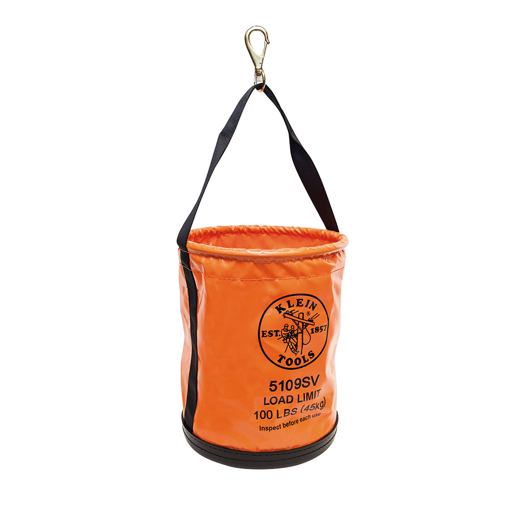 Klein Tools 5109SV Vinyl Bucket with Swivel Snap