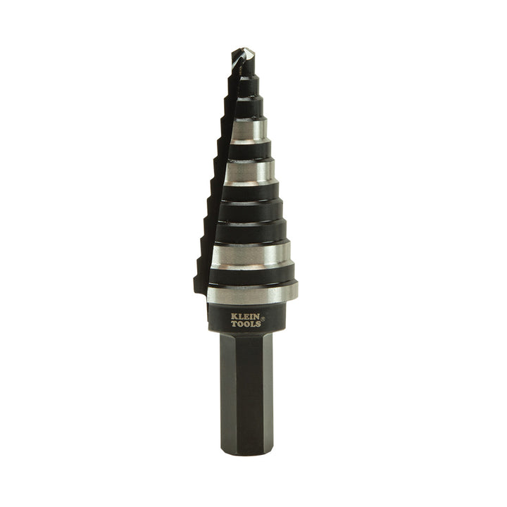 Klein Tools KTSB14 Step Drill Bit #14 Double-Fluted, 3/16 to 7/8-Inch