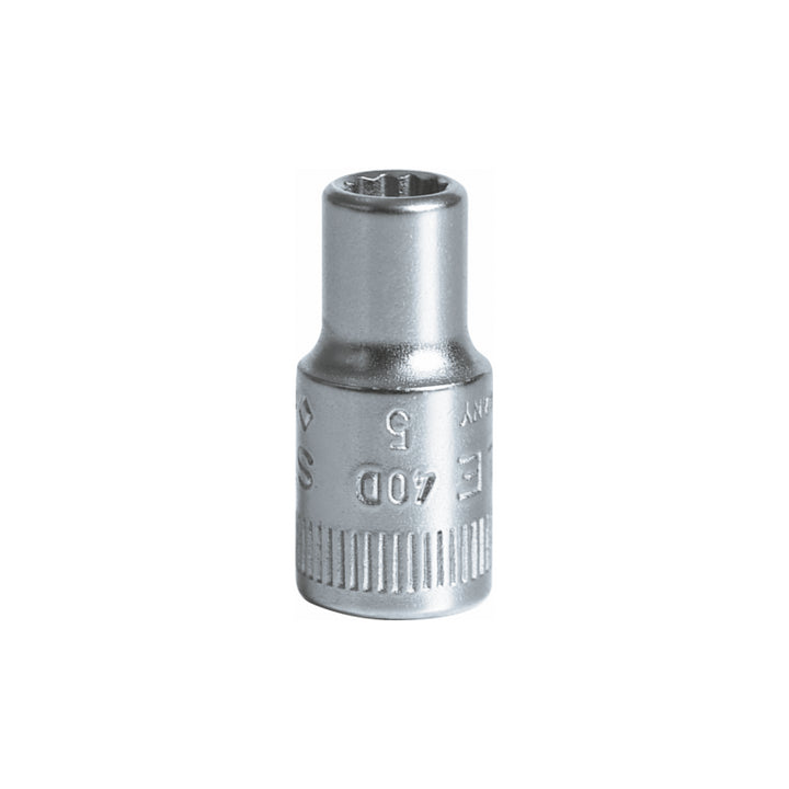 Stahlwille 01030006 40D Bi-Hex 12-pt Socket 6 mm x 1/4 Inch Drive