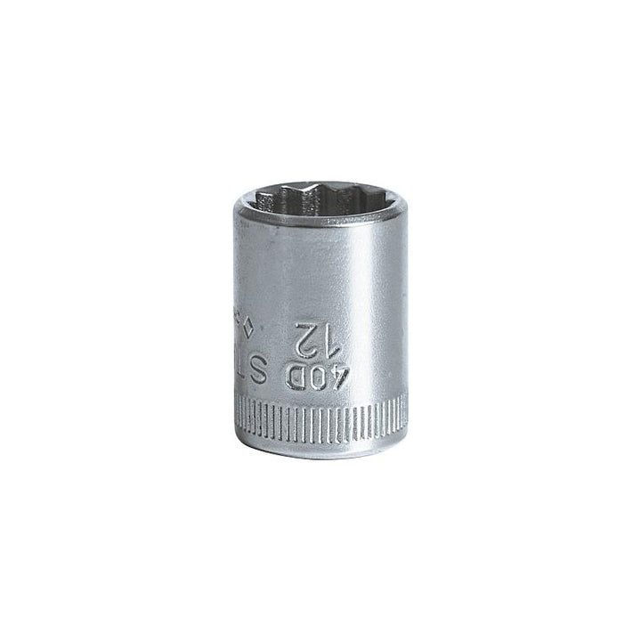 Stahlwille 01030012 40D Bi-Hex 12-pt Socket 12 mm x 1/4 Inch Drive