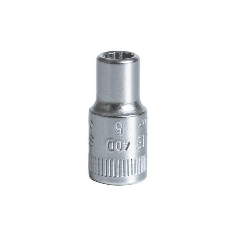 Stahlwille 01030055 40D Bi-Hex 12-pt Socket 5.5 mm x 1/4 Inch Drive