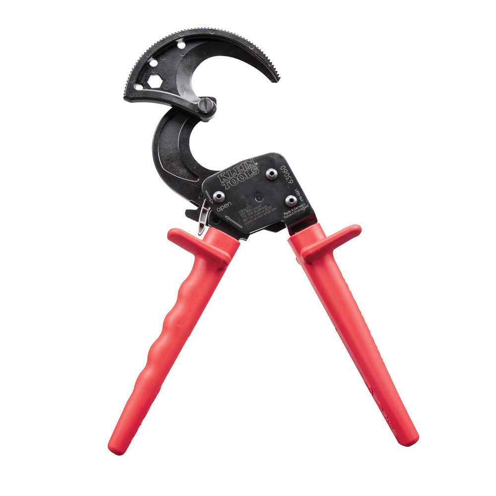 Klein Tools 63060 Cable Cutters, Ratcheting Cable Cutter Cuts Up to 750 MCM