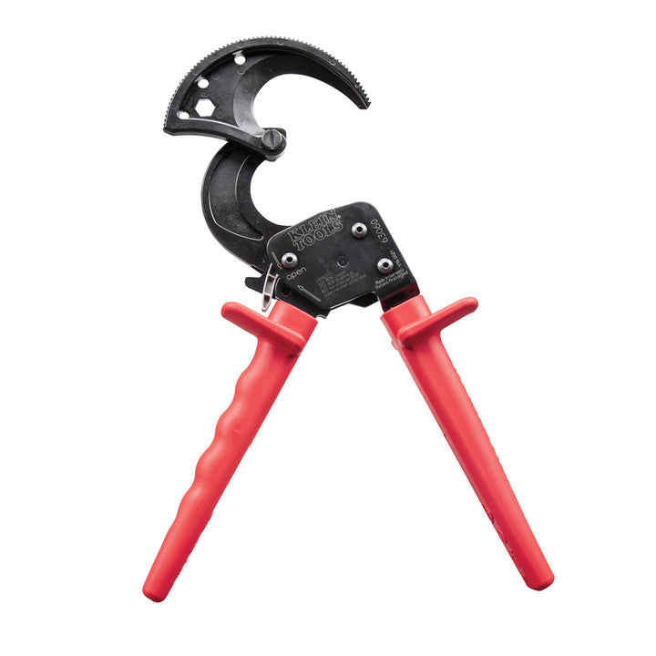 Klein Tools 63060 Cable Cutters, Ratcheting Cable Cutter Cuts Up to 750 MCM
