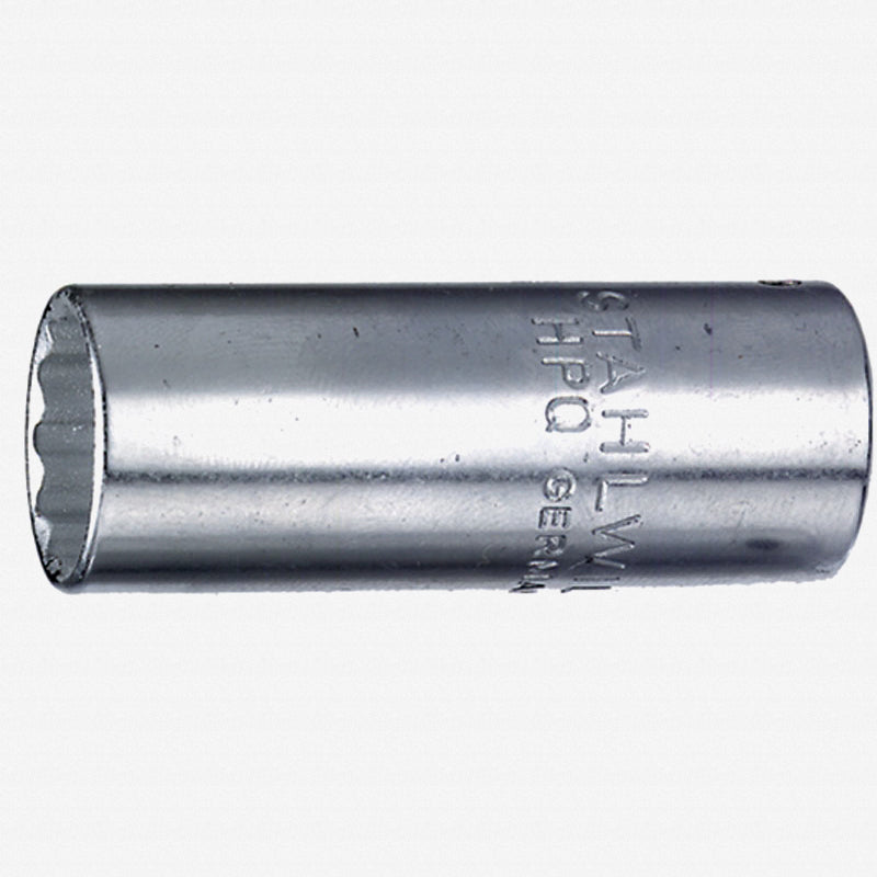 Stahlwille 01240009 40DL Extra Deep 12-pt Socket, 9 mm 1/4" Drive
