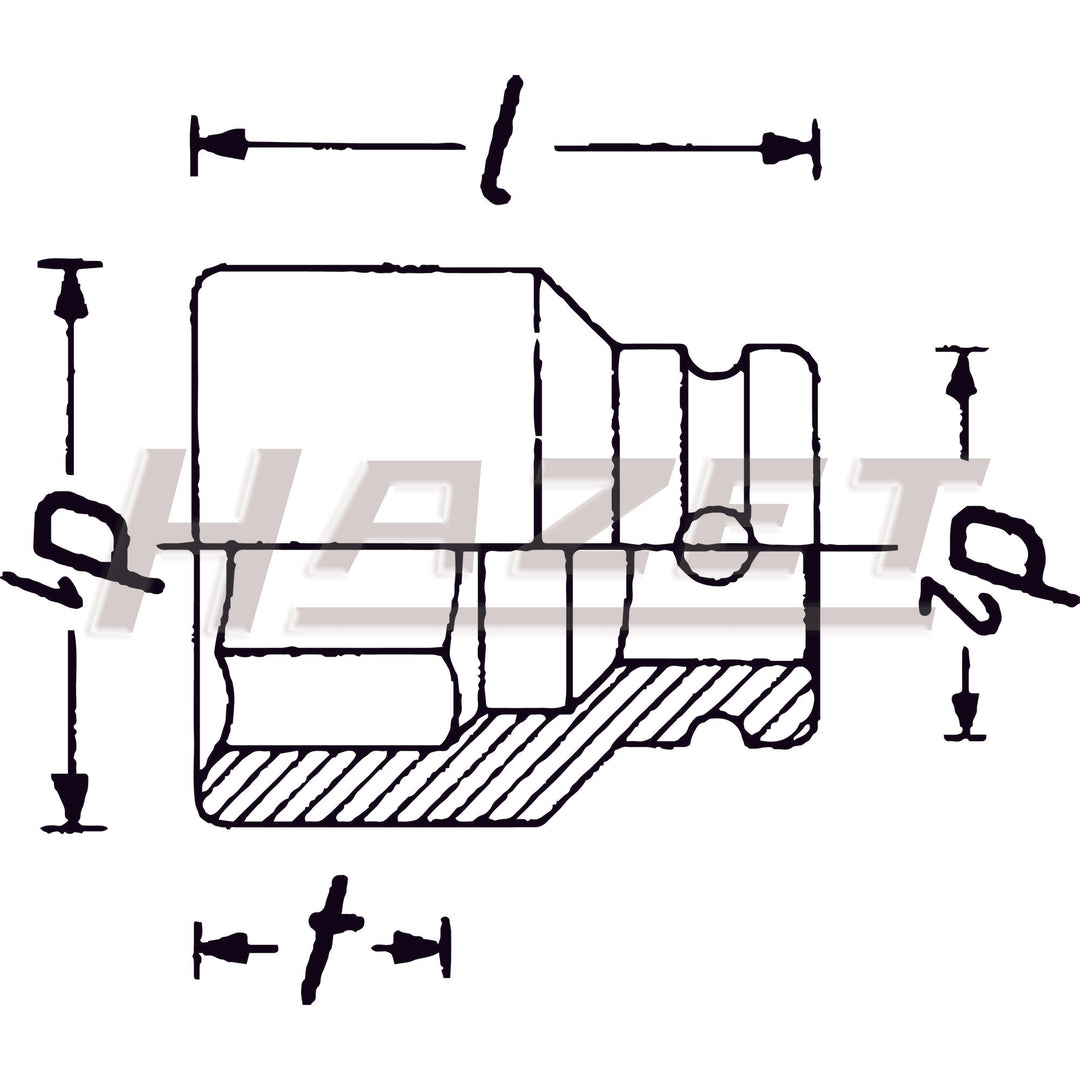 Hazet 880S-E10 TORX® 10mm (3/8") E10 Impact Socket