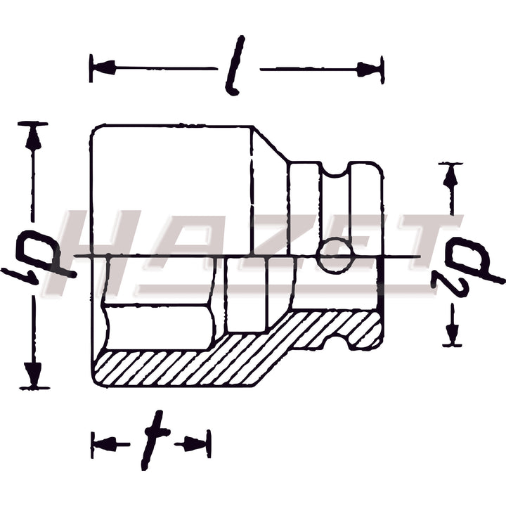 Hazet 880S-E10 TORX® 10mm (3/8") E10 Impact Socket