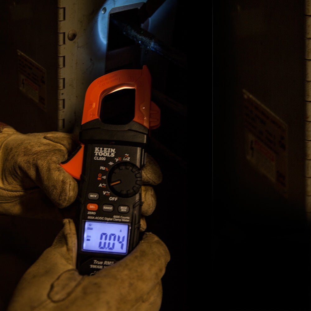Klein Tools CL800 Digital Clamp Meter AC/DC Auto-Ranging