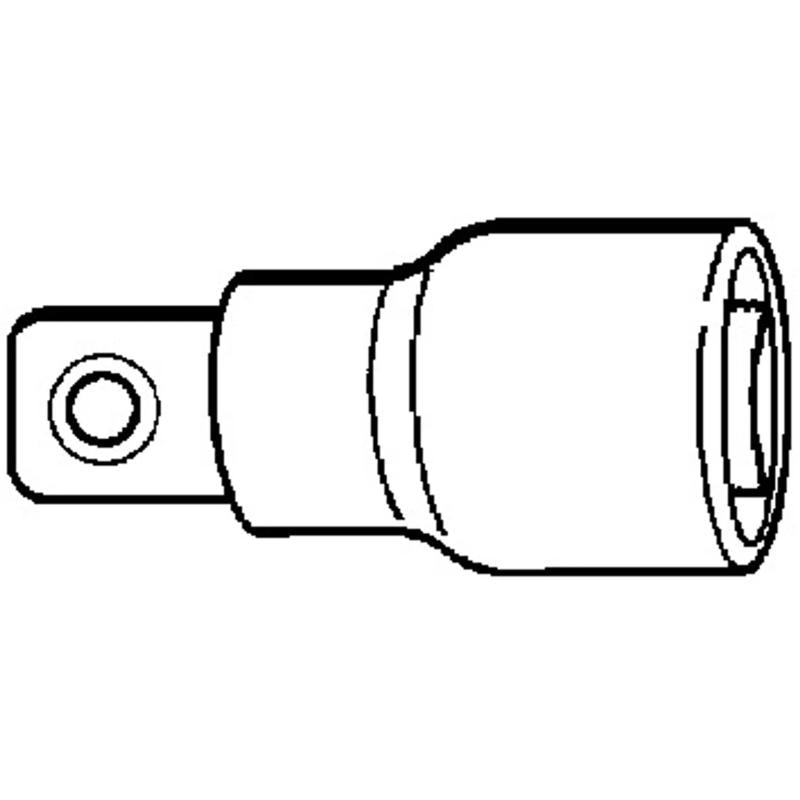 Stahlwille 13010001 509 Extension Bar 1/2 Inch, L. 52 mm