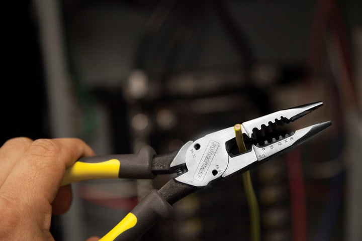 Klein Tools J206-8C All-Purpose Pliers, Spring Loaded