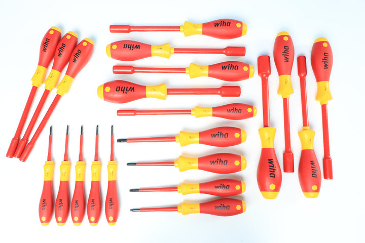 Wiha Tools 32800 80 Piece Master Electrician's Insulated Tools Set In Rolling Hard Case