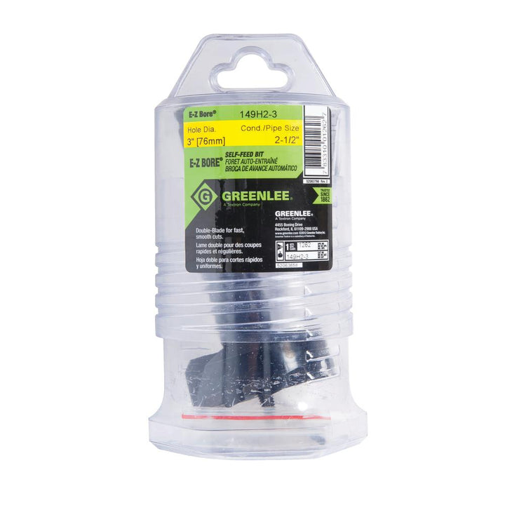 Greenlee 149H2-3 E-Z Bore Bit, 3"