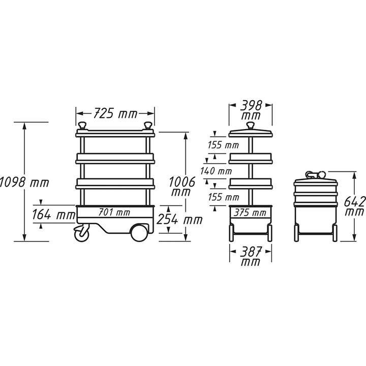 Hazet 166N Tool Trolley Assistant
