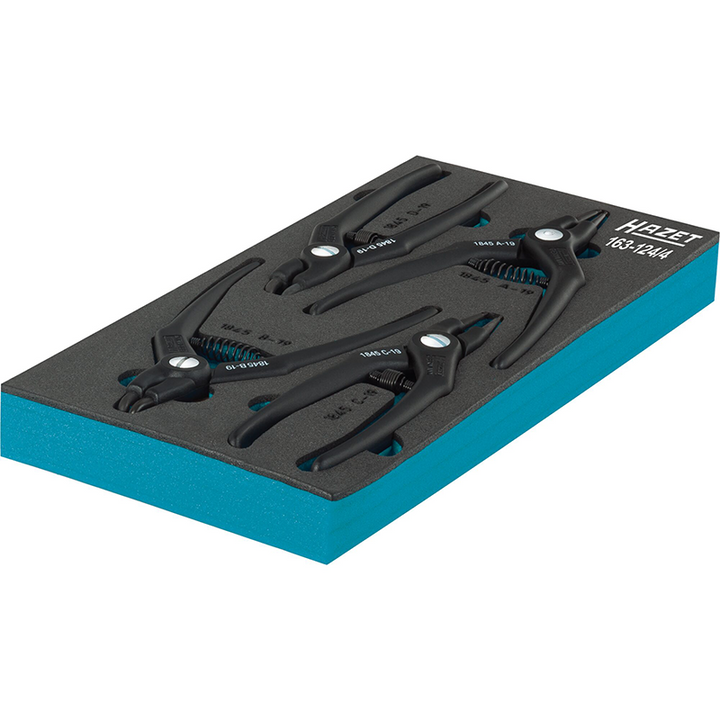 Hazet 163-124/4 Circlip Pliers Set, 4 Pieces