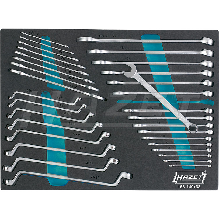 Hazet 163-140/33 Wrench Set, 33 Pieces