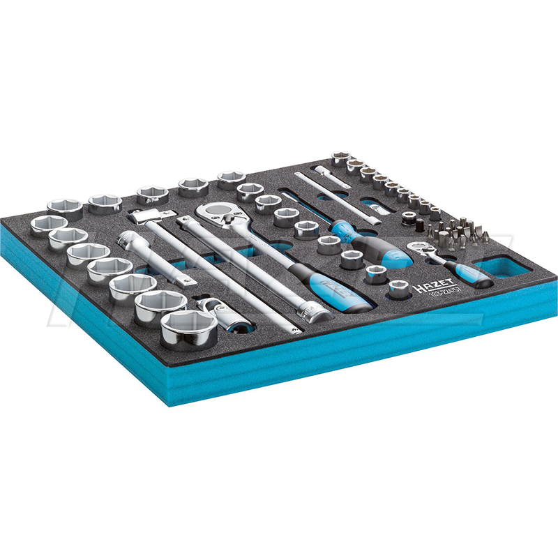 Hazet 163-224/57 Socket / Screwdriver Set, 57 Pieces