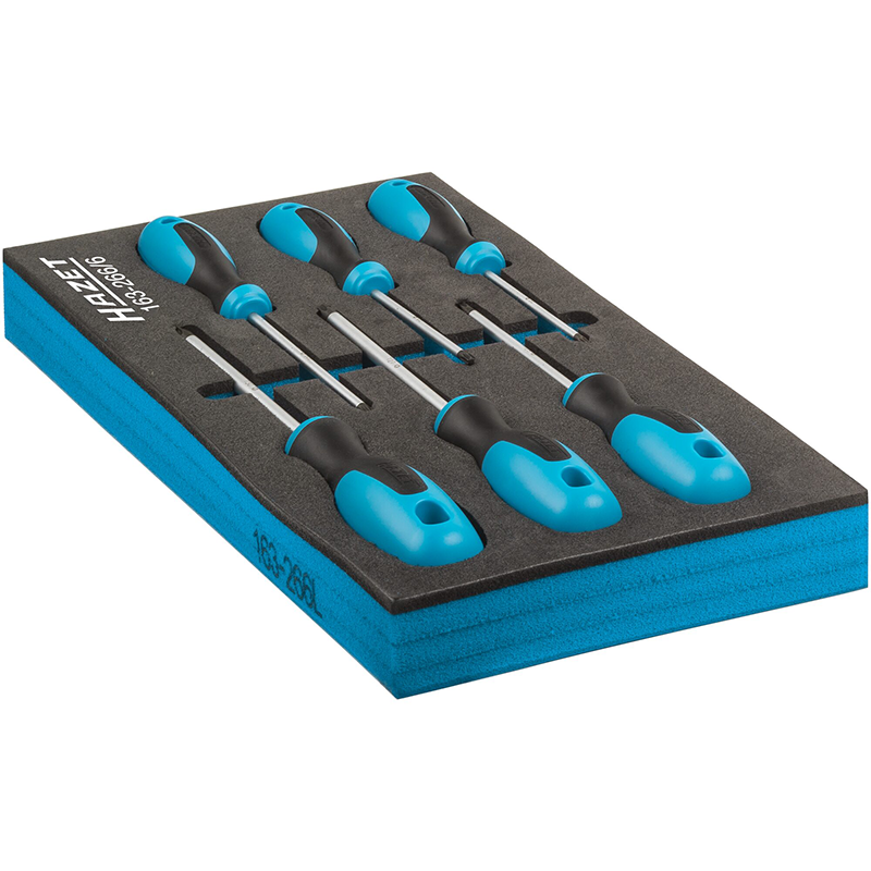 Hazet 163-266/6 TORX® Screwdriver Set, 6 Pieces