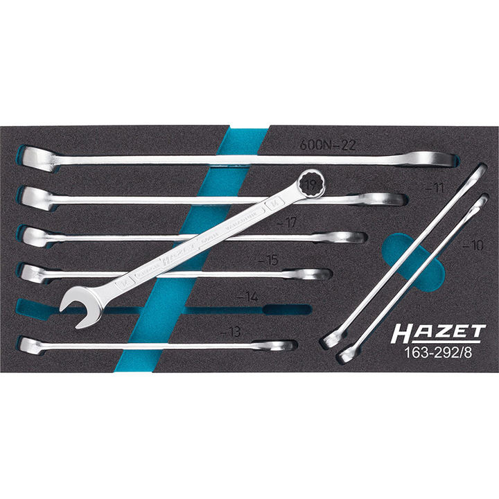 Hazet 163-292/8 Combination Wrench Set, 8 Pieces