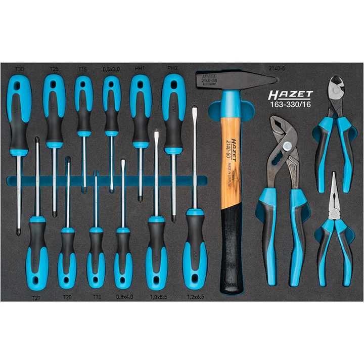 Hazet 163-330/16 Tool Set, 16 Pieces