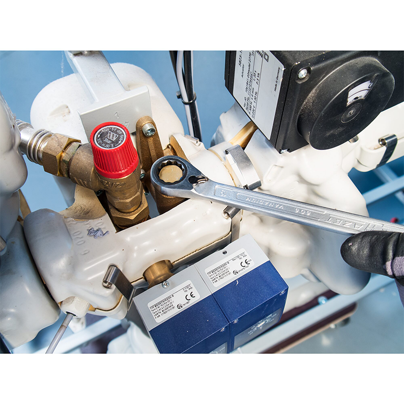 Hazet 163-97/6 Ratcheting Combination Wrench Set, 6 Pieces