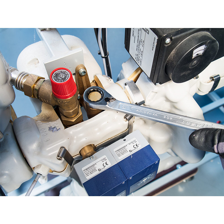 Hazet 163-97/6 Ratcheting Combination Wrench Set, 6 Pieces