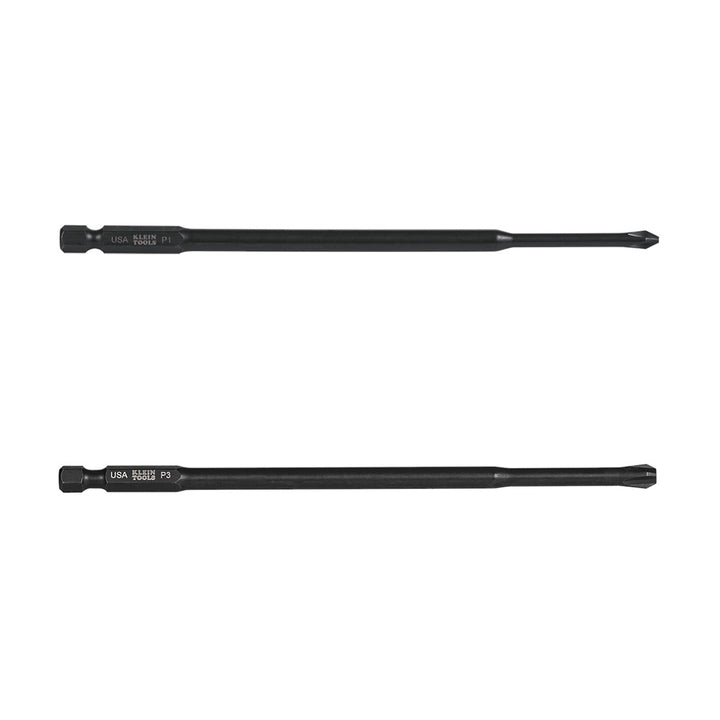 Klein Tools 32235 Power Driver Set, #1 and #3 Phillips, 6-Inch
