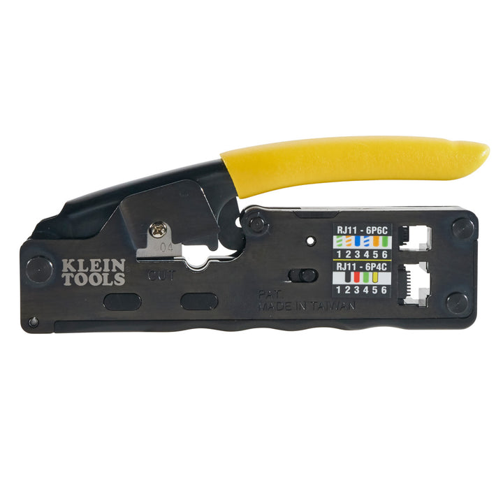 Klein Tools VDV226-107 Compact Ratcheting Modular Crimper