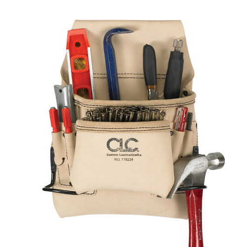 CLC 178234 8 Pocket Carpenter’s Nail & Tool Bag
