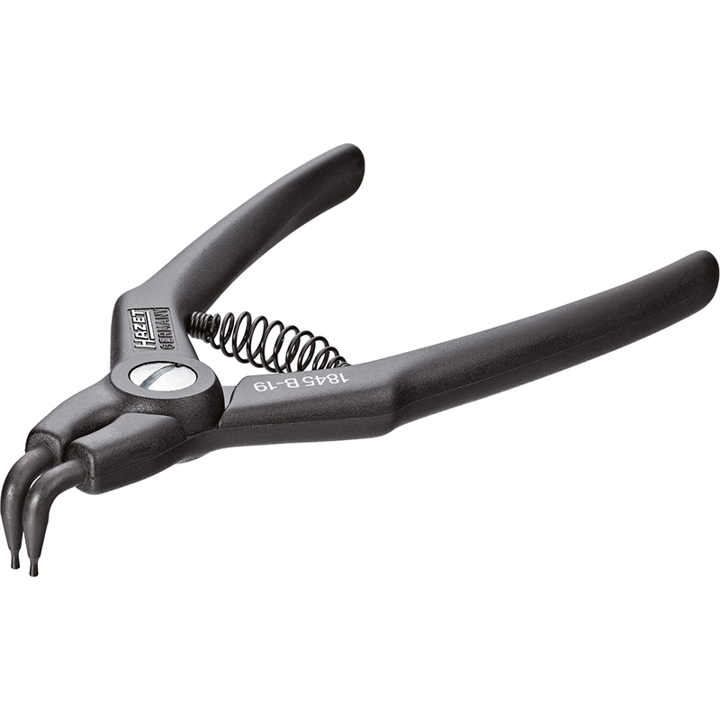 Hazet 1845B-19 Circlip Pliers, Bent Tip, 19 – 60mm