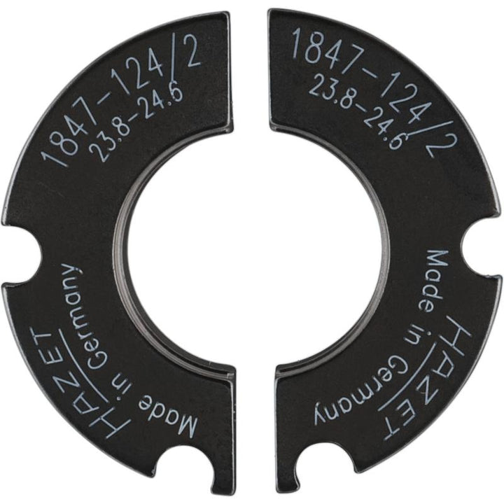 Hazet 1847-124/2 Half Shell Pair, ⌀ 23.8 – 24.6 mm