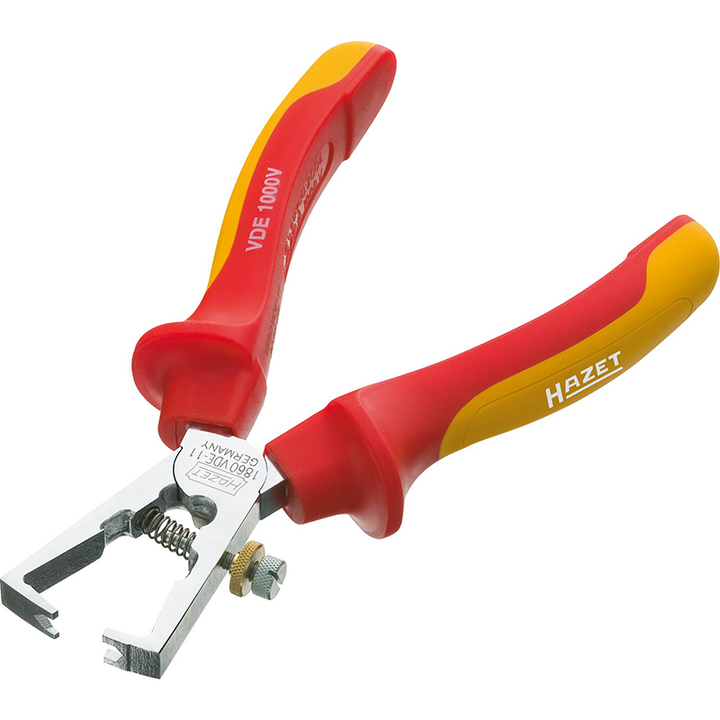 Hazet 1860VDE-11 Wire Stripper with Protective Insulation, 160mm