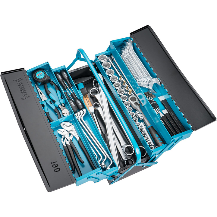 Hazet 190/80 Metal Tool Box with Assortment, 80 Pieces