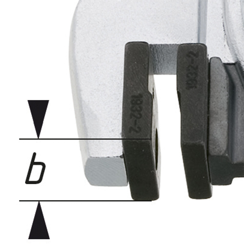 Hazet 1932-2 Flange Tool, 30mm Jaw