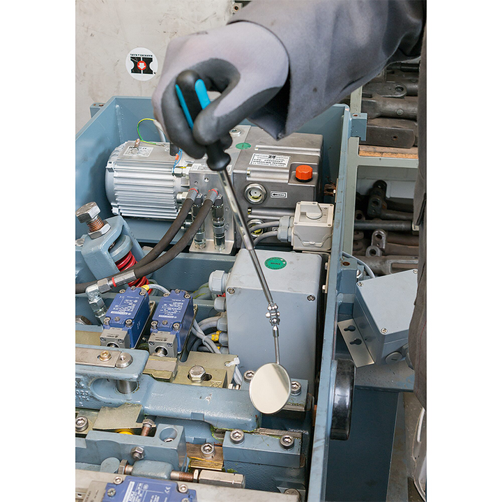 Hazet 1977-2/4 Telescopic Inspection Mirror Set, 740mm