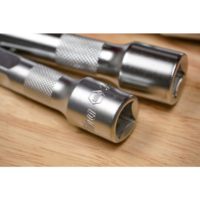 Wiha Tools 33899 84 Piece Professional Socket Set - 1/2” Drive - Metric and SAE