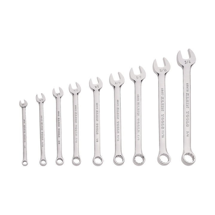 Klein Tools 68402 Combination Wrench Set, 9-Piece