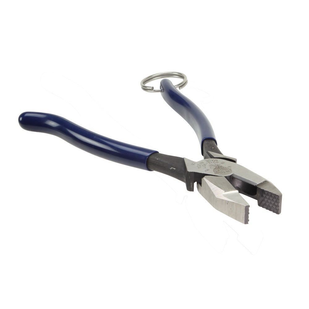 Klein Tools D213-9STT Ironworker's Pliers with Tether Ring