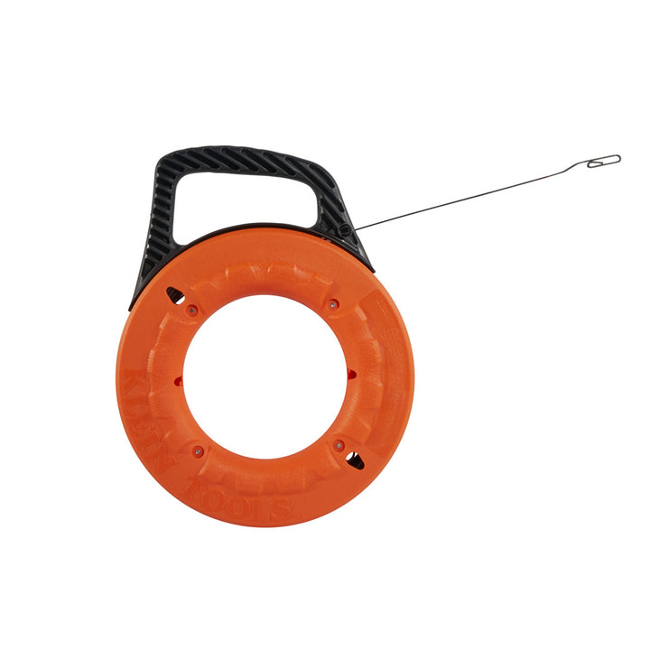 Klein Tools 56002 Fish Tape, 65-Foot, Great for Long Runs and Heavy Duty Wire Pulls, Laser Etched for Conduit Measuring