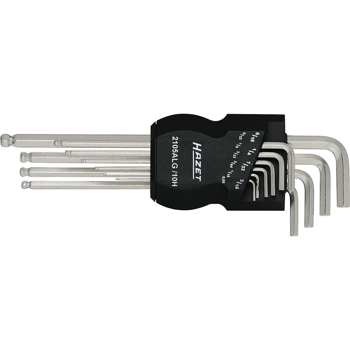 Hazet 2105ALG/10H Offset Screwdriver Set, Hex, 10 Pieces
