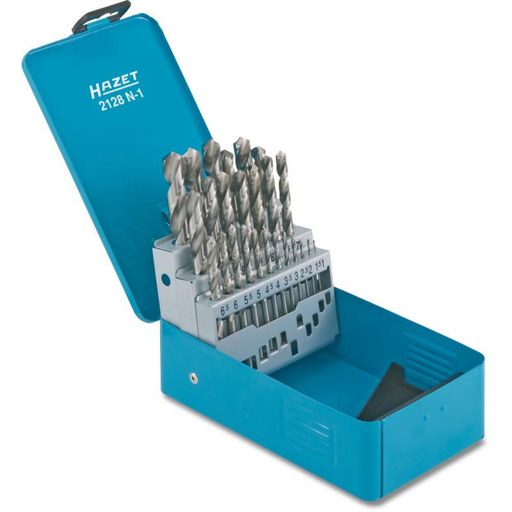 Hazet 2128N-1 Twist Drill Bits in Case