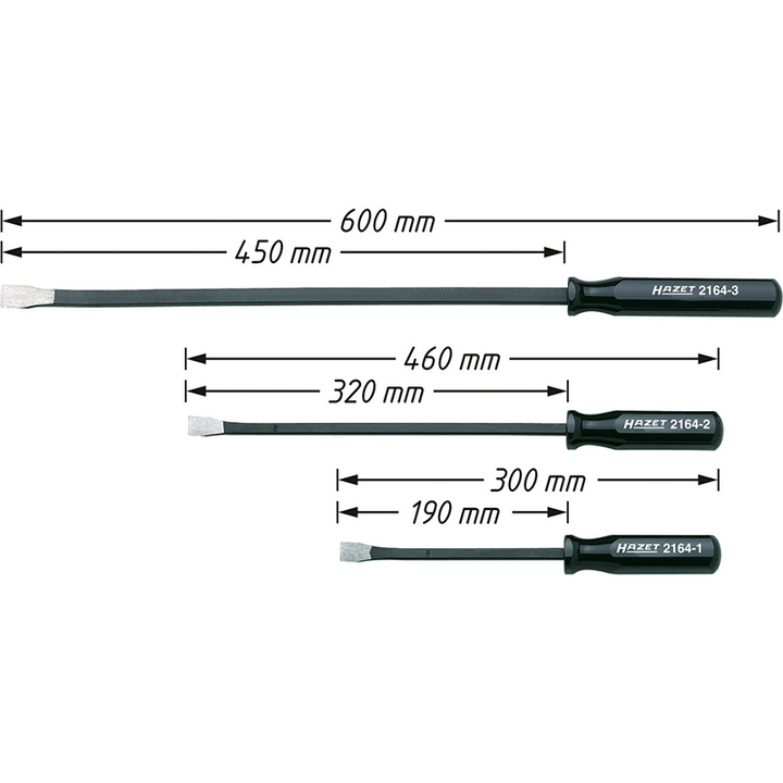 Hazet 2164/3 Pry Bar Set, 3 Pieces