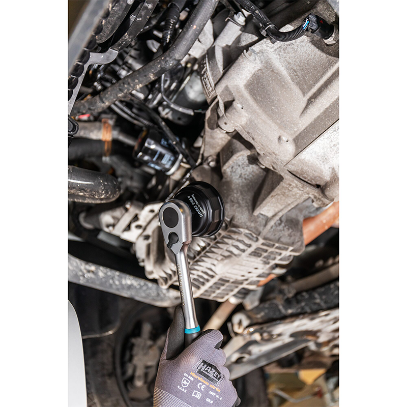 Hazet 2169-7 Oil Filter Wrench, 14-Point Profile, 64mm