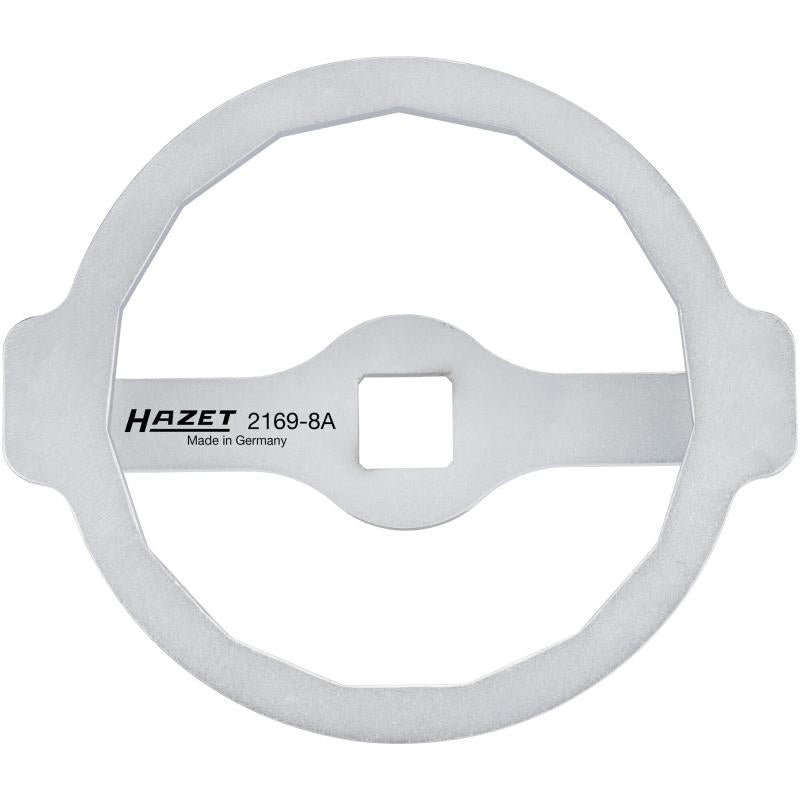 Hazet 2169-8A Oil Filter Wrench, 15-Point Profile, 74mm